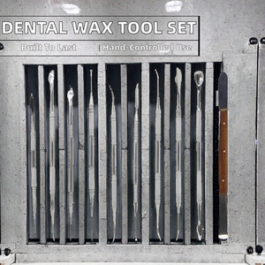 Juego de Herramientas de Tallado de Cera para Laboratorio Dental Manual de Metal TJIRIS, Kit de 10 Piezas, Certificado CE, Modelo RS-knife para Tallar Modelos de Cera - Product Image 2