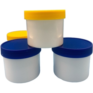 Venta caliente Frascos de plástico 500g-1, 8L Contenedores de grasa vacíos con tapa de material base de PP Diseño sin mango para almacenamiento de loción - Product Image 3