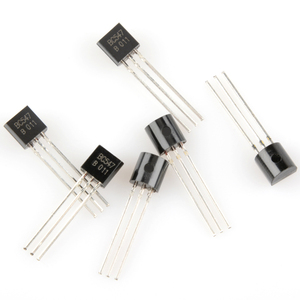 (Componentes Electrónicos) Transistor Bipolar (BJT) NPN 45V 100mA 300MHz 500mW de Montaje a Través de Orificio TO-92-3 BC547C BC547B BC547 - Product Image 1