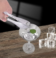 Mini pince à glace en acier inoxydable de qualité supérieure, fabrication directe d'usine - Légère et durable pour une utilisation domestique en cuisine