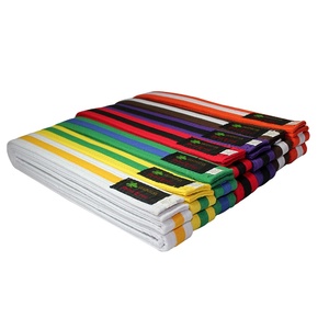 Muestra con Envío Gratuito, Fabricante Chino, Venta al Por Mayor, Cinturón de <span class=keywords><strong>Karate</strong></span> con Logotipo Personalizado OEM, Cinturón de Taekwondo de Artes Marciales de Alta Calidad - Product Image 1