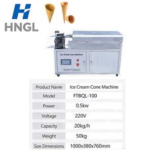Máquina Automática para Conos de Helado Crujientes, Mini Máquina de Producción de Conos de Chocolate, Suministro de Fábrica - Product Image 4