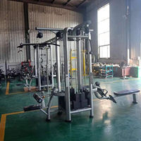 ST-4028 Machine de musculation multifonctionnelle commerciale à 8 stations, réglable, pour entraînement multi-jungle, directement de l'usine