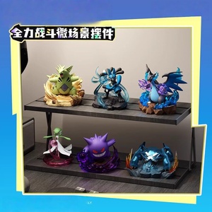 Disponibile - <span class=keywords><strong>Set</strong></span> da 6 Scatole a Sorpresa Micro Scene All-out Battle Pokémon Autentiche con Personaggi Luminosi - Decorazione da Scrivania, Regalo (Senza Pokémon Nascosti) - Product Image 3