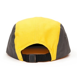 Custom Colorful Unstructured Cotton Woven Patch logo 5 Panel <b>Camp</b> Running <b>Caps</b> Hats - Product Image 4