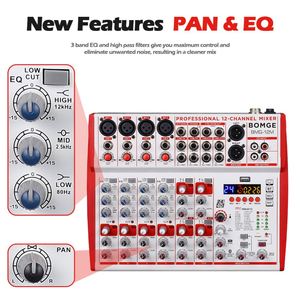 Mezclador de <span class=keywords><strong>audio</strong></span> de 12 canales USB para streaming, mezclador de <span class=keywords><strong>audio</strong></span> de buena oferta, popular, de gran oferta, en el momento de la llegada - Product Image 4