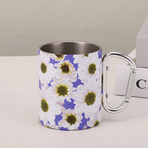 Commercio all'ingrosso personalizzato Logo 200ml 300ml metallo doppia parete vuoto 201 304 acciaio inossidabile Carabiner arrampicata <span class=keywords><strong>tazza</strong></span> <span class=keywords><strong>da</strong></span> viaggio <span class=keywords><strong>tazza</strong></span> - Product Image 6
