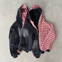 Veste à capuche en cuir réversible coupe-vent personnalisable – Fabricants, marque privée, vente en gros