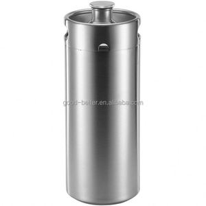 Fûts à bière en acier inoxydable de qualité alimentaire NO.BMK-1006 pour brassage maison, 10 L, mini fût à bière pression - Product Image 1