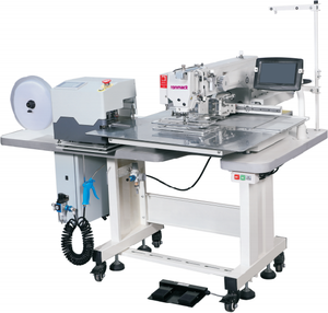 Machine industrielle à point noué à lit plat RONMACK RM-2210-VC avec alimentation automatique pour la pose de crochets et boucles pour usine de confection - Product Image 3