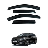 4 Piezas de Visores Acrílicos para Ventanas de Coche, Protección Contra Lluvia y Sol, Accesorios para Hyundai Grand I30 2017