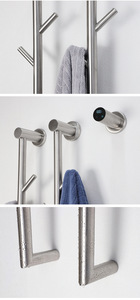 INTERLAN TH9121 <span class=keywords><strong>Radiateur</strong></span> Sèche-Serviettes Électrique <span class=keywords><strong>Mural</strong></span> Intelligent en Acier Inoxydable, Design Moderne, pour Salle de Bain - Product Image 5