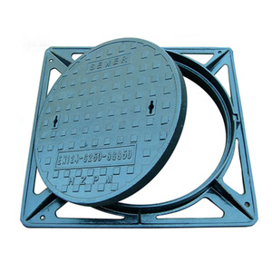 Coperchio per Pozzetto <span class=keywords><strong>in</strong></span> <span class=keywords><strong>Ghisa</strong></span> Sferoidale con Telaio Quadrato e Coperchio Rotondo OEM ODM per Drenaggio Municipale - Product Image 5