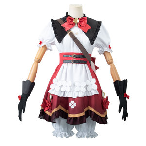 Anime juego <span class=keywords><strong>Genshin</strong></span> impacto bruja personaje Cosplay disfraz peluca conjunto vestido Halloween fiesta traje - Product Image 4