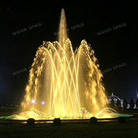 Boquilla LED multizona de colores controlada por programa, personalizada para exportación, para fuentes en obras de paisajismo de plazas públicas gubernamentales