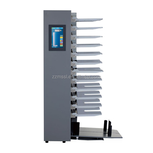 Automatic Paper Sheet <strong>Collator</strong> 6 Bins/10 Bins/12 Bins Paper Collating Machine With Touch Screen - Product Image 4