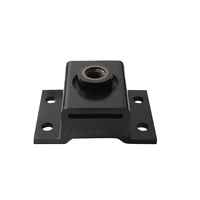 Aisladores Antivibración de Caucho Natural Negros, Certificación ISO9001, Servicios OEM, Dureza 70 Shore para Generadores