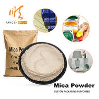 Poudre de Mica Naturelle Prix Usine 325 Mesh, Poudre de Mica Muscovite pour la Fabrication de Pneus en Caoutchouc et les Remplissages Plastiques