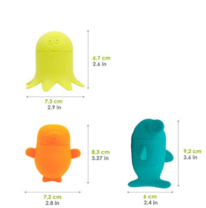 Juguetes <span class=keywords><strong>de</strong></span> baño <span class=keywords><strong>de</strong></span> silicona para bebés, bañera rociadora, juguetes para niños pequeños - Product Image 6