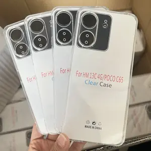 고무 Nanodots 1.5mm 하이 클리어 모바일 하우징 투명 소프트 TPU 실리콘 휴대 전화 커버 케이스