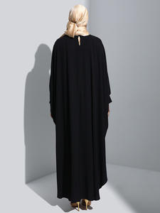 Fournisseur de vêtements musulmans Abaya Vêtements islamiques Abayahijab Dubaï Caftan Robe pour femmes musulmanes Robe arabe noire Abaya Jakarta Robe musulmane - Product Image 6