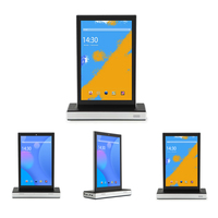 Pantalla Táctil LCD de Doble Cara de 10.1, 14, 15.6, 18.5 y 21.5 Pulgadas, Tablero de Menú Digital, Reproductor de Video Inteligente para Restaurante con Soporte de Escritorio