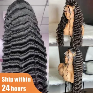 Pre Pluck Closure Human Hair HD Lace Wigs Glueless Full Lace Front Wigs For Black Women Brazilian Hair Hd Lace Frontal Wigs