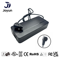 Chargeur rapide de batterie au lithium Joyun 54,6 V 3 A avec prise RA0 pour vélo électrique, adaptateur de charge rapide 168 W avec matériau PC V-0
