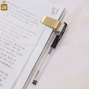 热卖时尚金属书签仿皮笔夹笔记本笔套套圈宣传日记计划书 - Product Image 4