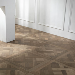 Parquet en bois massif de chêne européen <span class=keywords><strong>Versailles</strong></span> simple Plancher en bois dur de style <span class=keywords><strong>japonais</strong></span> à trois couches durables - Product Image 3