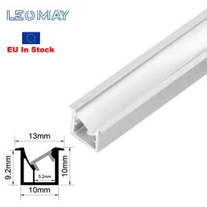 EU magazzino 1M 2M 3M personalizzazione anodizzato estrusione diffusa strisce di illuminazione profilo LED luce alluminio canale