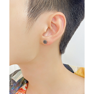 Vente en gros Clous <span class=keywords><strong>d</strong></span>'oreilles Vintage Punk <span class=keywords><strong>Viking</strong></span> en acier inoxydable étanche pour hommes et femmes - Product Image 4