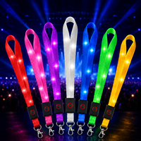 Longstargift Lanière LED synchronisée à clignotement haute luminosité en nylon tissé pour festivals de musique, événements interactifs et OEM