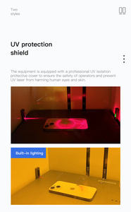 TBK เครื่องเลเซอร์โทรศัพท์ UV แบบ all-in-one 958ZP | คอมพิวเตอร์ระบายควันไอเสียสำหรับ <span class=keywords><strong>iPhone</strong></span> ฝาหลังแยกและแกะสลัก - Product Image 5