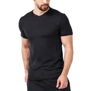 Camiseta de Cuello en V para Hombre, Diseño Ajustado, 100% Poliéster, Personalizable - Product Image 4