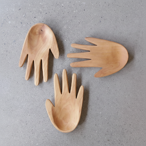 Cuillère à salade à main en bois de manguier naturel béni meilleure vente nouveau Design couverts pour la cuisine et la table faits à la main personnalisés - Product Image 1