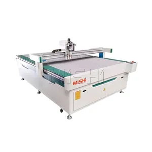 MISHI 1325 oscillating knife cutting machine for leather cloth fabric textile rubber cnc machine for sale