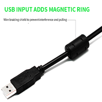 Cable Convertidor USB 2.0 a RS-232 de 4 Puertos UOTEK con Blindaje Trenzado y Revestimiento de PVC, Adaptador Serial para Computadora UT-8814