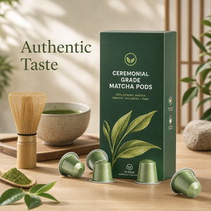 Goma Matcha Vitality Coffee Pods - Premium Blend for Sustained Mental Clarity - Product Image 3