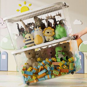 Transparent Toy Storage <b>Box</b> - extra <b>Large</b>,clothes Organizer with Lid, High-transparency <b>Plastic</b> Storage Container - Product Image 2