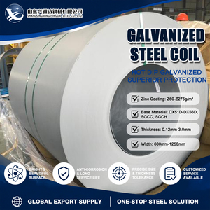 Bobina de Acero Galvanizado Q345B Q235 con Excelente Soldabilidad Z220 Zero Spangle - Product Image 1