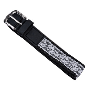 Nuevo cinturón elástico con hebilla decorativa, hebilla metálica de moda para jeans, cinturón de encaje sexy, efecto adelgazante en la cintura. - Product Image 3