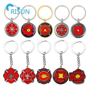 Llaveros de <span class=keywords><strong>bombero</strong></span> con esmalte 3D personalizado, llaveros de <span class=keywords><strong>bombero</strong></span> - Product Image 1