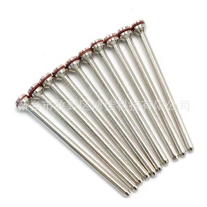 Aiguille de serrage pour pierre dentaire, diamètre 2,35 mm, tête argentée, pour meule de polissage, consommables dentaires - Product Image 2
