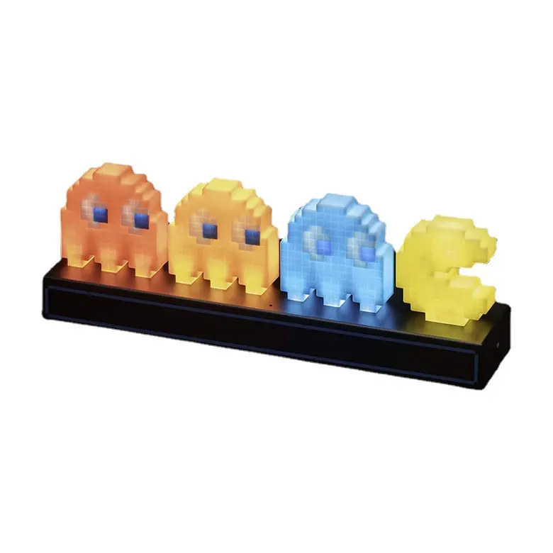 Lamp Game Atmosphere Neon Light Pac-Man Night Light Acrylic Game Icon Light Dimmable