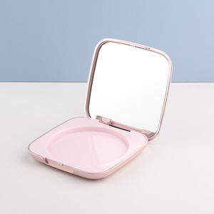 <span class=keywords><strong>Palette</strong></span> de maquillage portable en PP de 30g avec miroir, boîte à poudre plaquée, blush, illuminateur et fard à paupières – Vente en gros - Product Image 5
