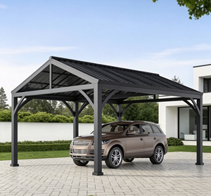 Modern Wind Resistant Steel Structure Carport Metal <b>Frame</b> Sun Shade Shelter - Product Image 1