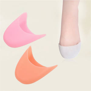 Dedo del pie bolsas de Gel de <span class=keywords><strong>silicona</strong></span> calcetín almohadillas Topper Protector de la cubierta de la manga gran protección de dedo de cojín para Bola de pie <span class=keywords><strong>Ballet</strong></span> Pointe tapa - Product Image 2
