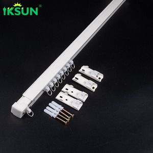 IKSUN Tensioning Window Livingroom Telescopic Adjustable Extendable Curtain <b>Poles</b> Tracks - Product Image 3