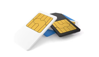 Tarjeta SIM Europea M2M IoT 2G 3G 4G con Roaming, Suscripción Anual de Datos, Tarjetas SIM 3 en 1 con Función SMS para Rastreador GPS